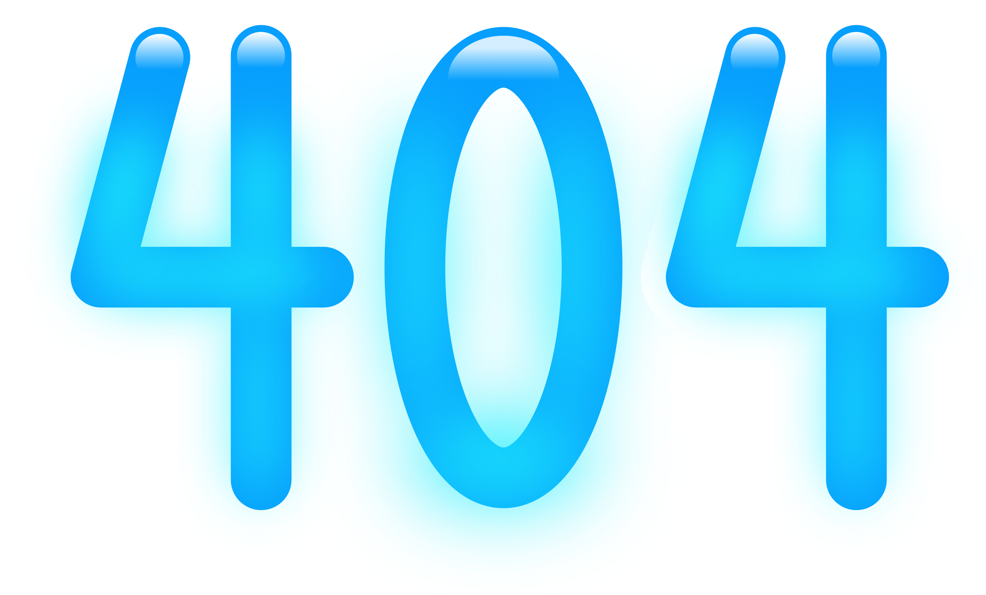 A glossy, blue 404 icon.